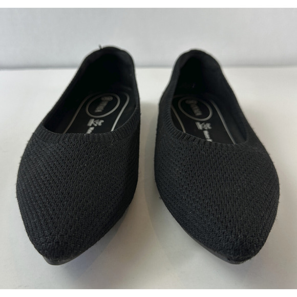 VIVAIA Aria Knit Pointed Toe Water Repellent Ballet Flats Black Size EU 40 US 9 - Picture 4 of 14